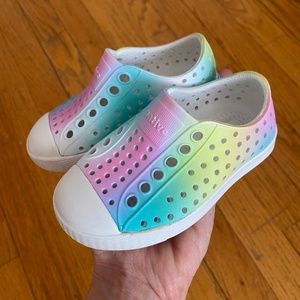 Native Toddler Shoes Jefferson Tie Dye Print size 5